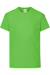 T-shirt enfant manches courtes coton original Azur+Blanc+Bleu ciel+Bleu marine+Bleu marine sombre+Bleu roi+Bordeaux+Fuchsia+Gris chiné+Jaune+Noir+Olive classique+Orange+Rouge+Rouge orangé+Tournesol+Vert bouteille+Vert clair+Vert kelly+Violet 52 - vertbaudet enfant 