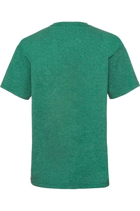 T-shirt coton valueweight Gris foncé chiné+Vert chiné rétro 4 - vertbaudet enfant 