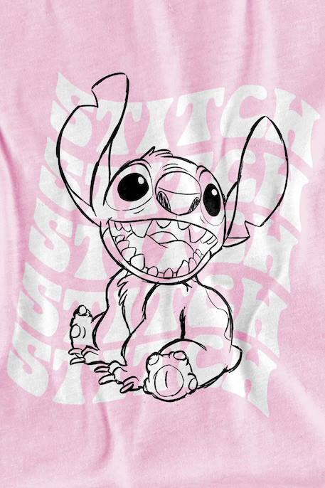 T-shirt motif croquis et nom répété coton Rose 2 - vertbaudet enfant 