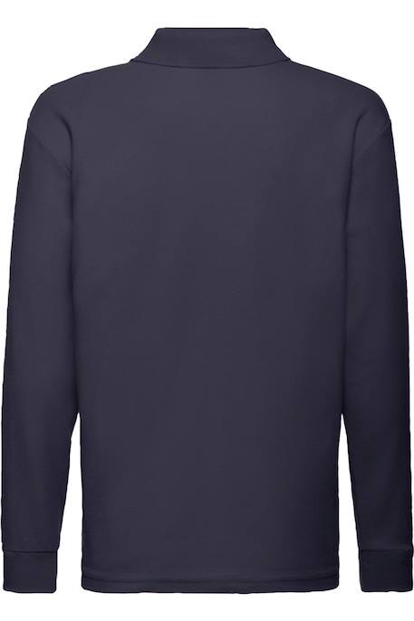 Polo polyester Bleu marine sombre+Rouge 2 - vertbaudet enfant 