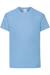 T-shirt coton original Azur+Bleu ciel+Bleu marine+Bleu marine sombre+Bleu roi+Jaune+Noir+Olive classique+Orange+Rouge+Rouge orangé+Tournesol+Vert bouteille+Vert citron+Vert kelly+Violet 4 - vertbaudet enfant 