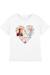 T-shirt coton la reine des neiges sisters connected by love Blanc 1 - vertbaudet enfant 