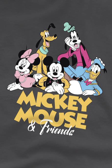 T-shirt motifs mickey mouse et ses amis coton disney Charbon 3 - vertbaudet enfant 