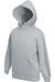 Sweat à capuche coton premium Blanc+Gris chiné 3 - vertbaudet enfant 