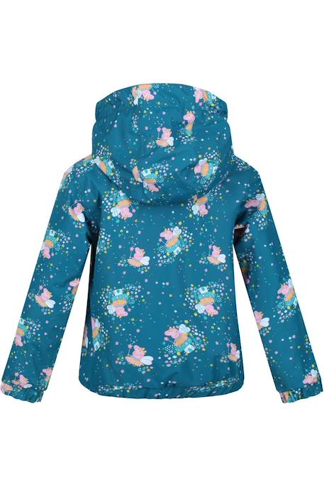 Veste matelassée  peppa pig muddy puddle Bleu sarcelle foncé 2 - vertbaudet enfant 