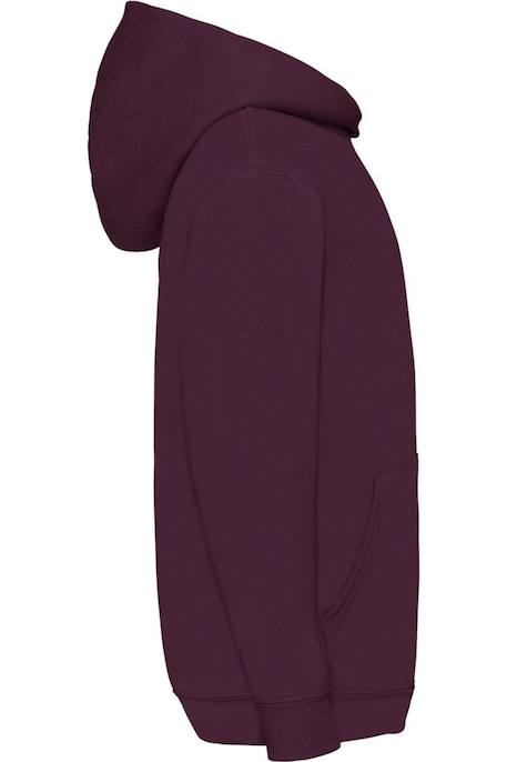 Sweat à capuche classic coton 260 Azur+Blanc+Bleu roi+Bordeaux+Gris chiné+Rose clair+Tournesol+Vert kelly 12 - vertbaudet enfant 