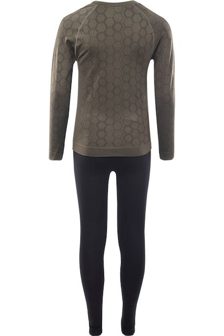 Ensemble sous-vêtements thermiques grar nylon ii Bleu / bleu danube+Noir / gris foncé 5 - vertbaudet enfant 