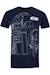 T-shirt motif contour de r2-d2 coton star wars Bleu marine 1 - vertbaudet enfant 