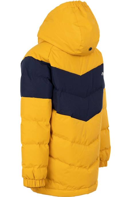 Veste matelassée  aldery Bleu marine+Jaune foncé 4 - vertbaudet enfant 