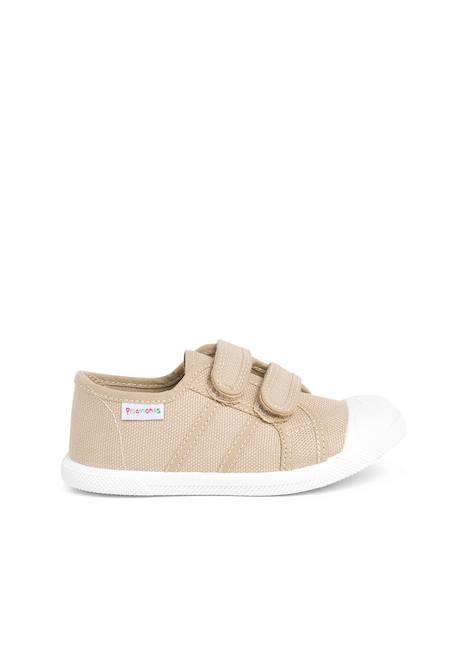 Baskets en toile avec scratchs pour enfant Blanc+Bleu denim+Bleu marine+Gris+Jaune+Sable+Vert fougère 30 - vertbaudet enfant 