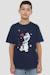 T-shirt olaf coton la reine des neiges Bleu marine 3 - vertbaudet enfant 