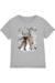 T-shirt coton la reine des neiges snow bros Gris chiné 1 - vertbaudet enfant 