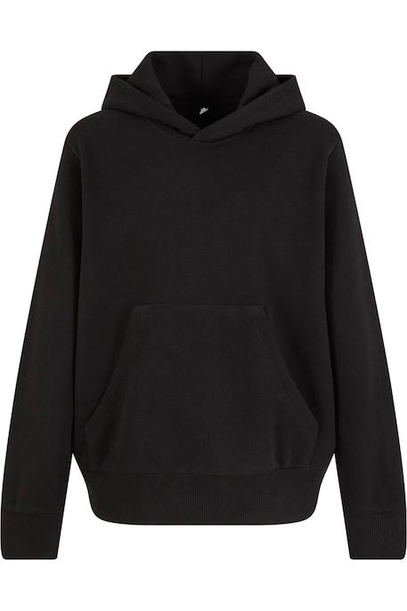 Sweat à capuche coton Noir+Sable blanc 1 - vertbaudet enfant 