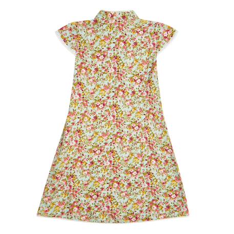 Robe liberty annam Vert d'eau rouge 5 - vertbaudet enfant 