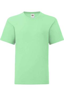 Garçon-T-shirt, polo, sous-pull-T-shirt-T-shirt coton peigné et filé à l'anneau iconic