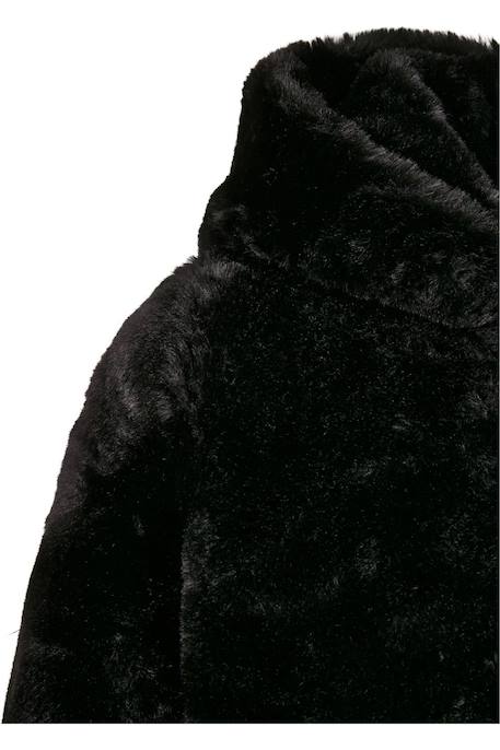 Manteau synthétique Noir+Rose foncé 3 - vertbaudet enfant 