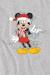 T-shirt motifs mickey mouse et lumières de noël coton disney Gris chiné 2 - vertbaudet enfant 