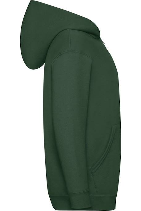 Sweat zippé à capuche enfant coton classic Azur+Bleu marine sombre+Bleu roi+Bordeaux+Gris chiné+Noir+Rouge+Vert bouteille 24 - vertbaudet enfant 
