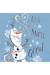 T-shirt coton la reine des neiges up to snow good Bleu ciel 3 - vertbaudet enfant 