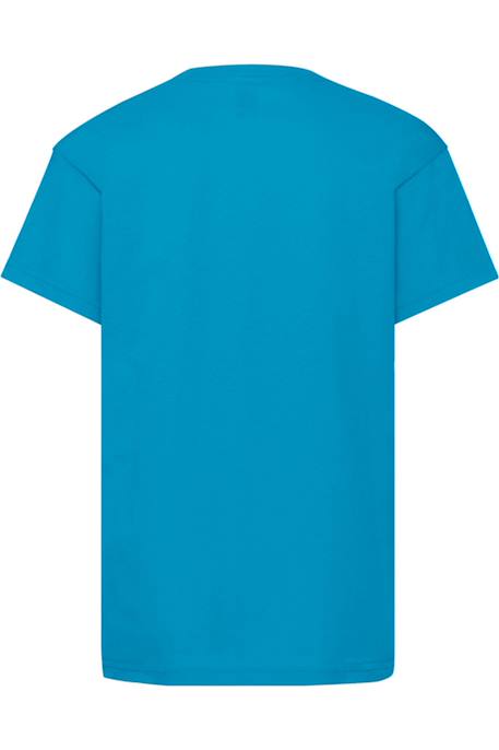 T-shirt coton original Azur+Blanc+Bleu ciel+Bleu marine+Bleu marine sombre+Bleu roi+Bordeaux+Fuchsia+Gris chiné+Jaune+Noir+Olive classique+Orange+Rouge+Rouge orangé+Tournesol+Vert bouteille+Vert clair+Vert kelly+Violet 2 - vertbaudet enfant 