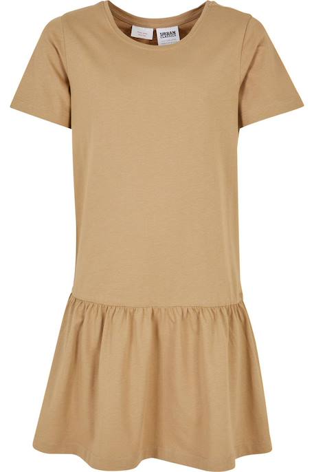 Robe t-shirt en coton peigné de qualité supérieure valance Beige+Bleu océan+Mangue+Rose foncé 1 - vertbaudet enfant 