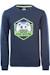 Sweat motif/style manette coton yakko Saphir foncé 1 - vertbaudet enfant 