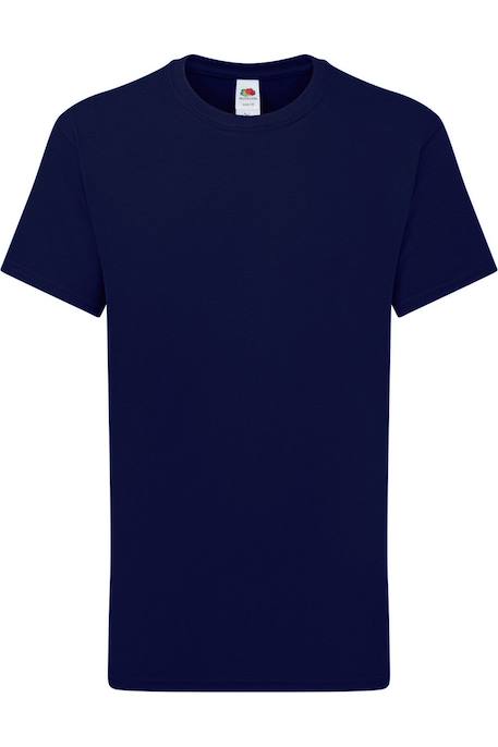 T-shirt iconic 195 en coton peigné de qualité supérieure Blanc+Bleu+Bleu marine sombre+Bleu roi+Canneberge+Noir+Rouge+Vert 7 - vertbaudet enfant 