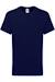 T-shirt iconic 195 en coton peigné de qualité supérieure Blanc+Bleu+Bleu marine sombre+Bleu roi+Canneberge+Noir+Rouge+Vert 7 - vertbaudet enfant 