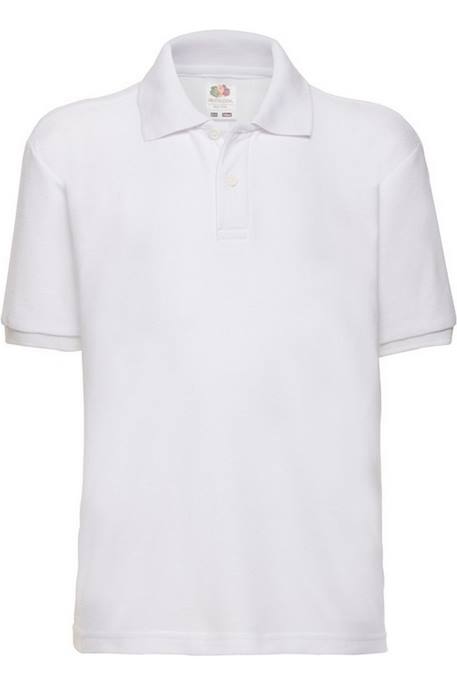 Polo polyester Blanc+Bleu ciel+Bleu marine+Bleu marine sombre+Bleu roi+Bordeaux+Gris chiné+Noir+Rouge+Tournesol+Vert bouteille 1 - vertbaudet enfant 