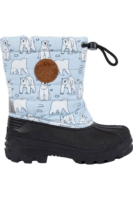 Après-skis textile remy enfant Bleu / blanc / noir 4 - vertbaudet enfant 