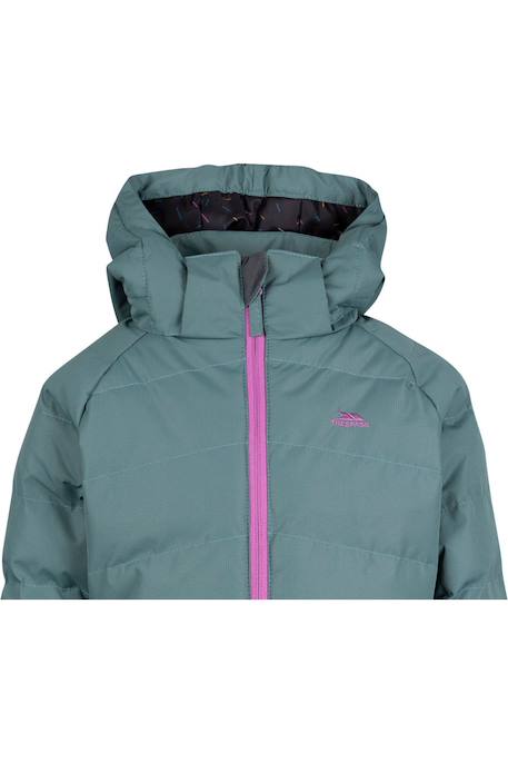 Doudoune polyester amira Fraise+Gris foncé+Vert sombre 11 - vertbaudet enfant 