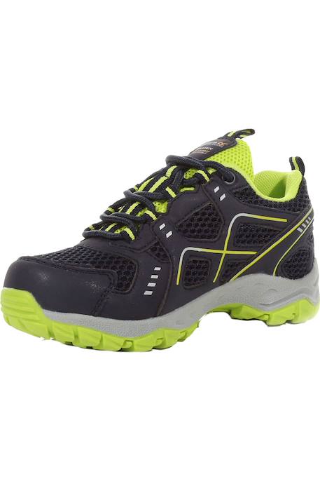 Chaussures de marche  vendeavour Bleu marine / vert néon+Noir / gris clair 6 - vertbaudet enfant 