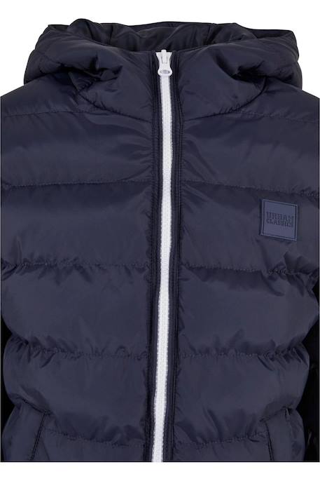 Doudoune garçon avec capuche matelassée Blanc / bleu marine+Bleu+Gris loup+Noir 4 - vertbaudet enfant 