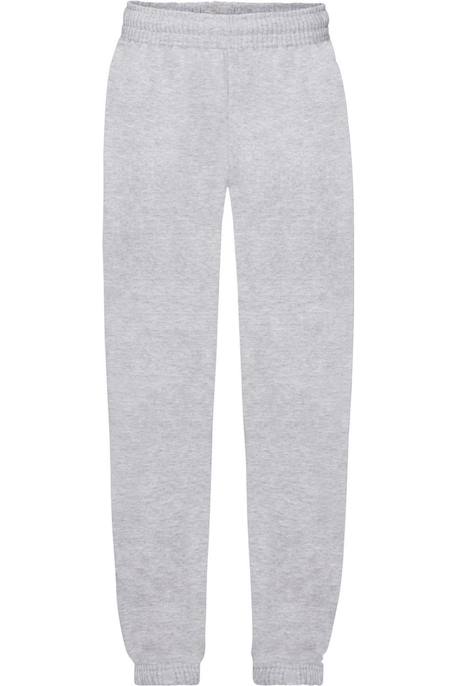 Pantalon de jogging coton classic Gris chiné 1 - vertbaudet enfant 