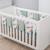 Tour de lit modulable et réversible safari Safari, vert, gris, blanc 5 - vertbaudet enfant 