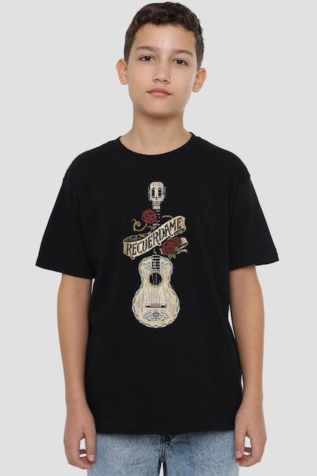T-shirt coton recuerdame famous guitar Noir 3 - vertbaudet enfant 