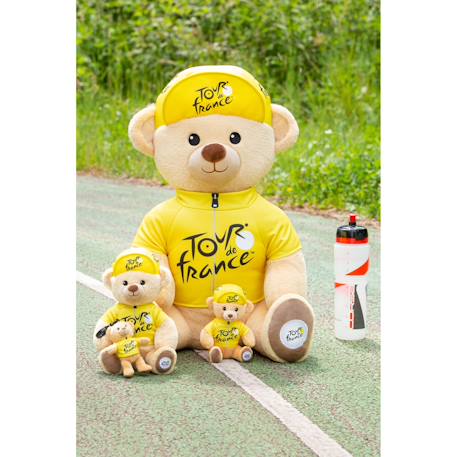 Peluche - peluche officielle ours tour de france - maillot et casquette vainqueur étape jaune - 15 cm Jaune 5 - vertbaudet enfant 