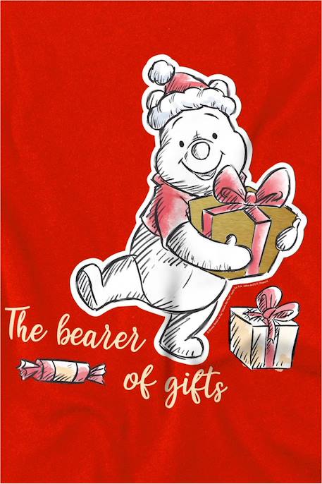 T-shirt coton Noel winnie l'ourson Rouge 2 - vertbaudet enfant 