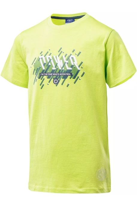 T-shirt coton power Vert citron 4 - vertbaudet enfant 