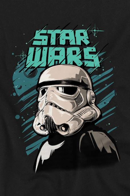 T-shirt coton star wars street glare Noir 2 - vertbaudet enfant 