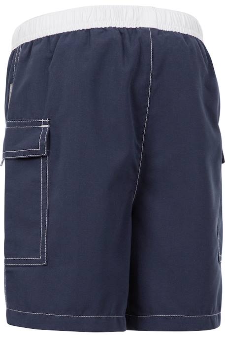Short de bain microfibre  depths Bleu marine 2 - vertbaudet enfant 