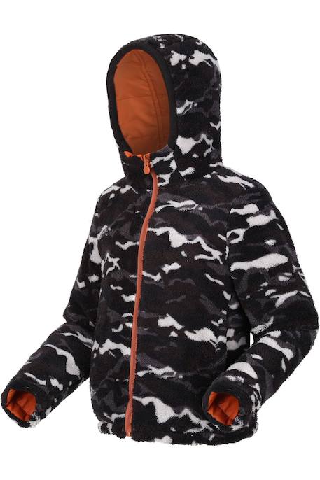 Veste polyester kyrell Orange brûlé / noir 5 - vertbaudet enfant 