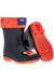 Bottes de pluie  frise Saphir foncé / orange 6 - vertbaudet enfant 
