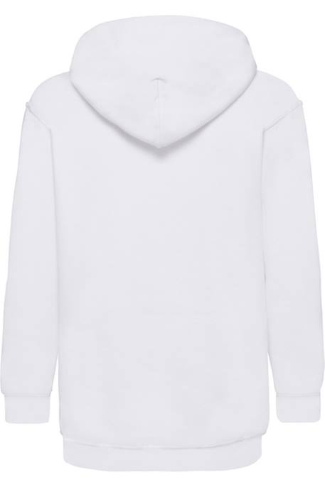 Sweat à capuche coton Blanc+Bleu marine sombre+Bleu roi+Gris chiné+Noir+Rouge 2 - vertbaudet enfant 