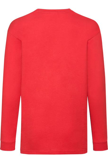 T-shirt enfant manches longues coton valueweight Blanc+Bleu marine sombre+Bleu roi+Gris chiné+Noir+Rouge 14 - vertbaudet enfant 