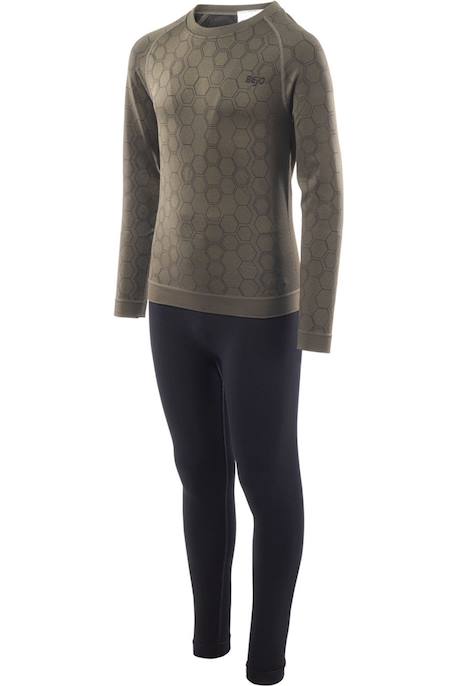 Ensemble sous-vêtements thermiques grar nylon ii Bleu / bleu danube+Noir / gris foncé 6 - vertbaudet enfant 