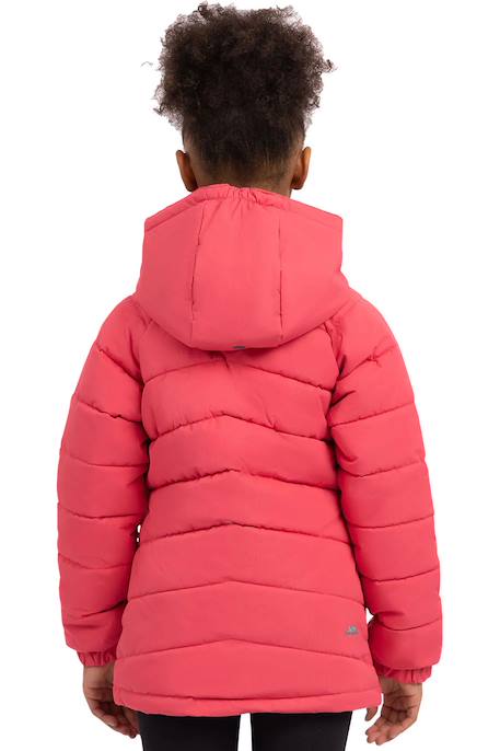 Doudoune polyester amira Fraise+Gris foncé+Vert sombre 3 - vertbaudet enfant 