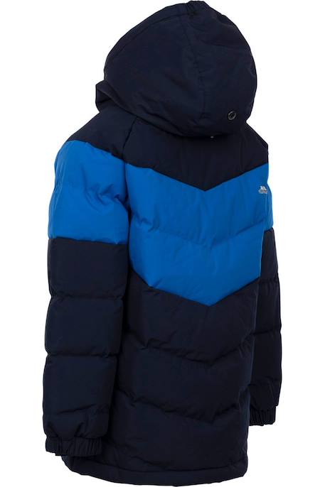 Veste matelassée  aldery Bleu marine+Jaune foncé 2 - vertbaudet enfant 