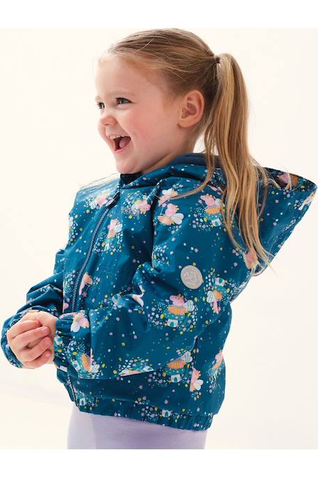 Veste matelassée  peppa pig muddy puddle Bleu sarcelle foncé 6 - vertbaudet enfant 