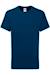 T-shirt iconic 195 en coton peigné de qualité supérieure Blanc+Bleu+Bleu marine sombre+Bleu roi+Canneberge+Noir+Rouge+Vert 4 - vertbaudet enfant 